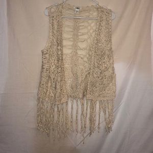 Ivory vest
